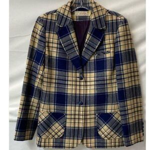 Vintage Pendleton Plaid Wool Blazer Jacket XS (11/12)